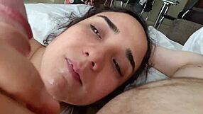 babe chokes on deep dick in throat