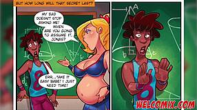 blonde cheerleader feels intense cravings for blowjobs from college perverts