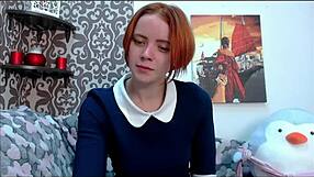 Redhead European Girl Masturbates