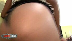Feeling The Intense Pleasure Of Big Black Cock On My Oiled Ebony Butt