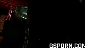 Sexy ebony marie luv fucked hard in dungeon!