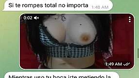 linda sumisa flashes her big tits on web chat