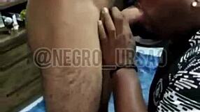 Amateurs engage in homemade gay orgy