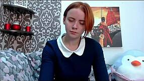 Redhead European Girl Masturbates