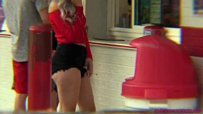 Petite Teen GF Fucks Stranger for Ice Cream