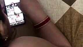 Desi Wife Watching Porn, Husband Fucks Her Ass from Behind!