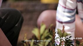 I watch lesbians plant seeds with Alexis Tae