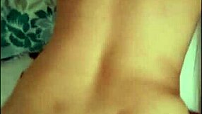 Intense creampie with cheating latina wife on bed edge