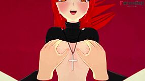 Parasoul Gets Fucked in Love Hotel: Skullgirls Adventure