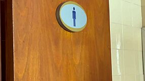 Redhead gets excited and enters men's locker room for natural tits cock and creampie action