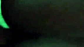 Black girl bent over in doggystyle action