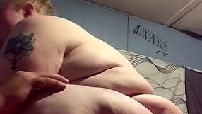 bbw wife rides big cock with fat ass bouncing