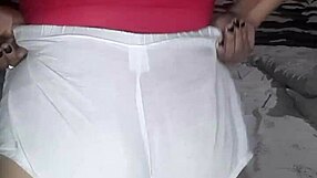 Short white dress of my sister-in-law