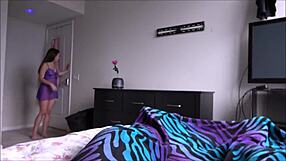 Girlfriend practices with hot step sister in taboo family therapy session