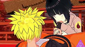 hinata from naruto as futanari hentai sucking big cock in hardcore sex