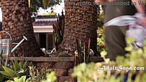 I watch lesbians plant seeds with Alexis Tae