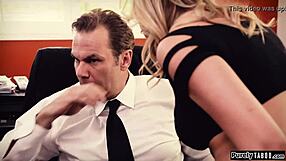 Blonde Tattooed Babe Sucks Deepthroat While Handjobbing Old Young Fantasy