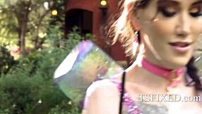 tranny fairy fucks busty hot pixie in fantasy bunny world