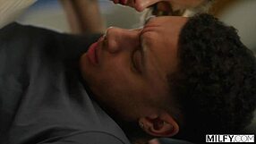 Barbie, the fit yoga milf, rides college studs