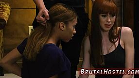 Candle Bondage Domination With Sexy Youthful 18+ Girls Alexa Nova And Kendall Woods In Extreme Hardcore Action