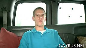 Two men engage in passionate gay sex on Manhub