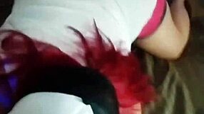 Intense latina milf sucking and fucking