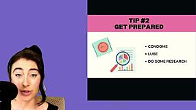 learning 5 virgin sex tips with brunette 😊