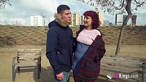 Tattooed amateur teenage girl gets fucked on the fence