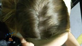 Canadian Blonde Deepthroats In Public Shop