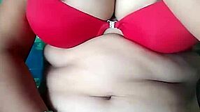 pornstar poosoo massaging her big boobs in a teasing way