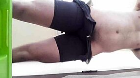 Athletic Latina Bodybuilder Shows How To Masturbate Muscular Cock Properly