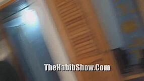 Ebony American loves to suck big black big cock and here she gets a mouthful from a Latina beauty