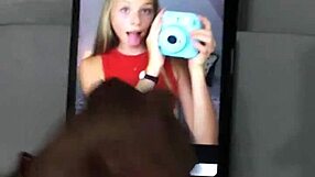 feeling the emotion in this cum tribute for fine399 with big tits and monster cock