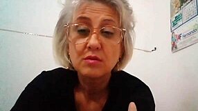 Blonde Milf In Lingerie Teases With Big Tits