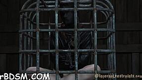Muzzled playgirl needs wild taming! Tame her now!