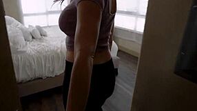 Chanel Preston gets fucked hardcore by her stepson in cowgirl position