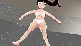 Honda Cocoa Introduces Herself in White Bikini