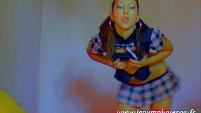 My film featuring a teen in stockings