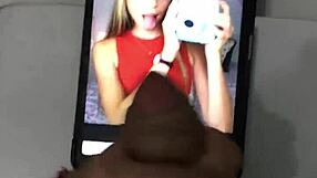 feeling the emotion in this cum tribute for fine399 with big tits and monster cock