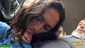 Latina in uber carpool tells her adventures from dirty parties and gay encounters