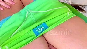 i watch this blonde milf masturbate her ass alone to excite me