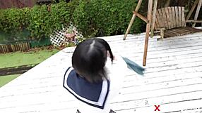 This bright new idol Yui Sugimoto has sensitive small nipples on her natural body.