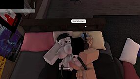 Roblox girl shares intimate moment