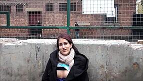 Indian teen Zarina Massoud pissing openly in public