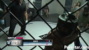 Can Ann Marie Rios handle the boxing winner's monster cock?