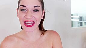 kendra heart huge cock pov deepthroat facefuck cum swallow all the way down 😍