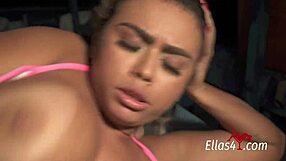 girl loses bet and rides big cock