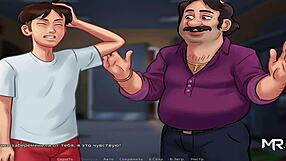 Intense creampie scene with Mexican beauty in Summertime Saga episode 29