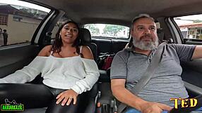 Latina in uber carpool tells her adventures from dirty parties and gay encounters
