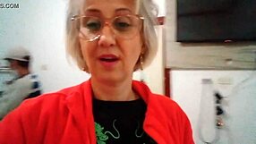 Blonde Milf In Lingerie Teases With Big Tits